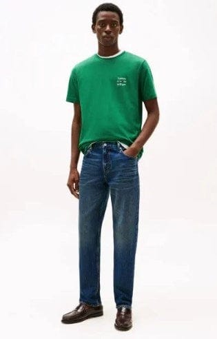 Tommy Hilfiger Mens Logo Crew Neck T Shirt