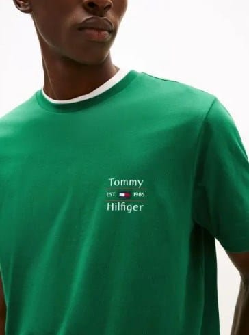 Load image into Gallery viewer, Tommy Hilfiger Mens Logo Crew Neck T Shirt
