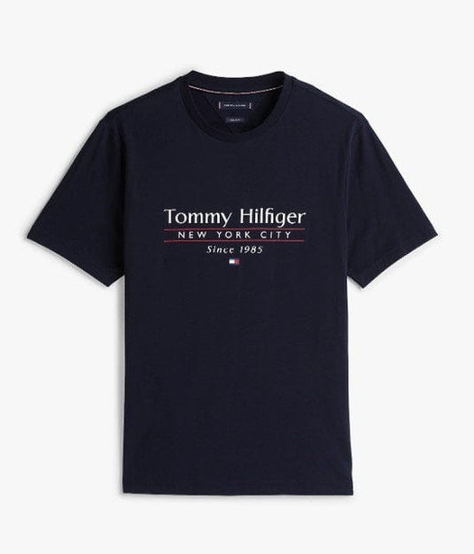 Tommy Hilfiger Mens Center Stack Tee
