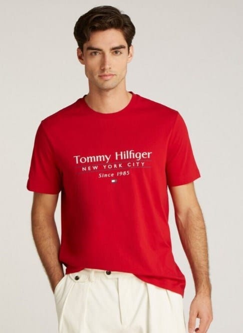 Load image into Gallery viewer, Tommy Hilfiger Mens Center Stack Tee
