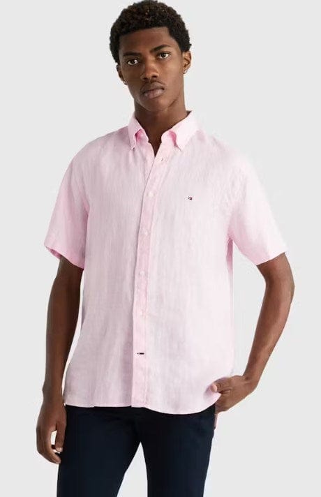 Tommy Hilfiger Mens Premium Linen Shirt