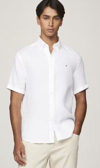 Load image into Gallery viewer, Tommy Hilfiger Mens Premium Linen Shirt
