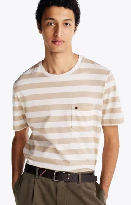 Tommy Hilfiger Mens Patch Pocket Crew Neck T-Shirt
