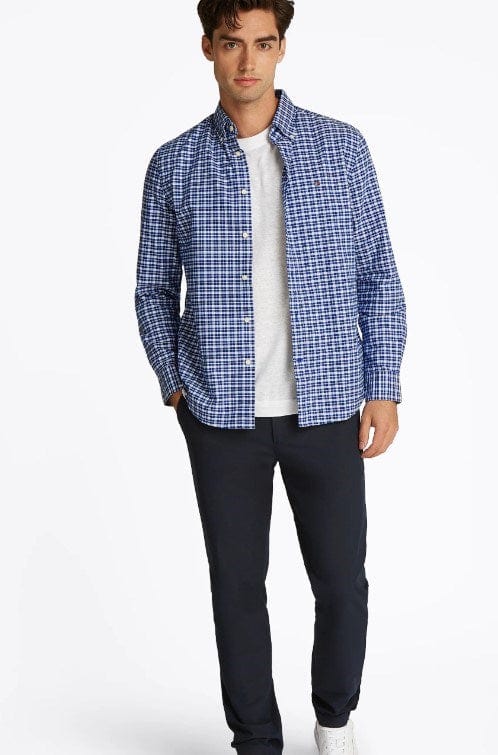 Tommy Hilfiger Mens Oxford Check Regular Fit Shirt