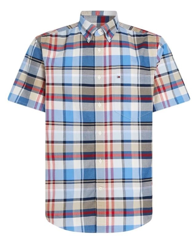 Load image into Gallery viewer, Tommy Hilfiger Mens Madras Oxford Check Shirt
