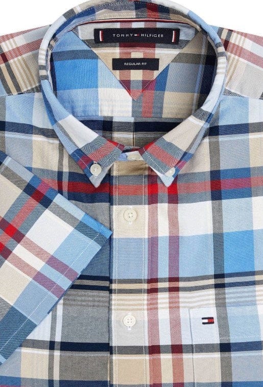 Load image into Gallery viewer, Tommy Hilfiger Mens Madras Oxford Check Shirt
