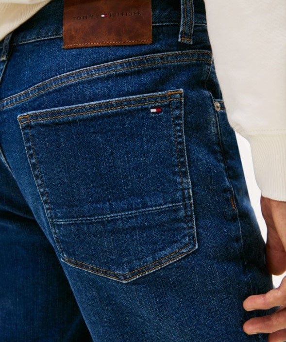Load image into Gallery viewer, Tommy Hilfiger Mens Faded Slim Denim Shorts
