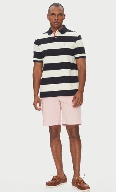 Tommy Hilfiger Mens Block Contrast Placket Polo