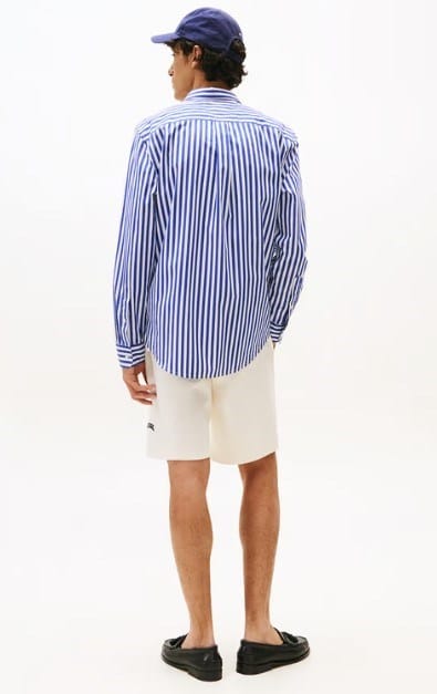 Load image into Gallery viewer, Tommy Hilfiger Mens Poplin Stripe Shirt
