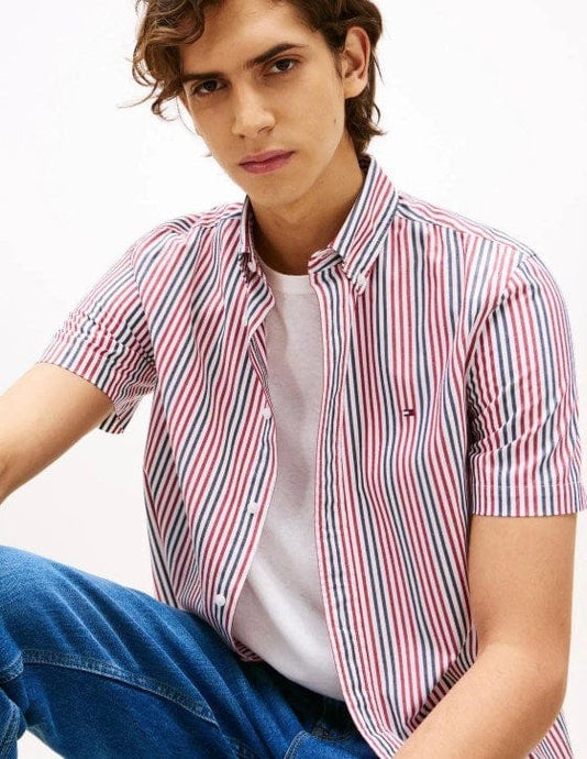 Tommy Hilfiger Mens Heritage Stripe Shirt