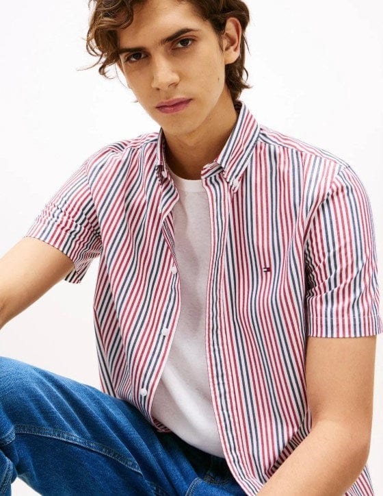 Load image into Gallery viewer, Tommy Hilfiger Mens Heritage Stripe Shirt
