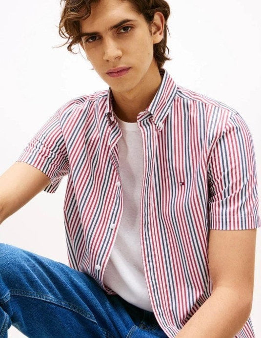 Tommy Hilfiger Mens Heritage Stripe Shirt