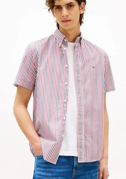 Load image into Gallery viewer, Tommy Hilfiger Mens Heritage Stripe Shirt
