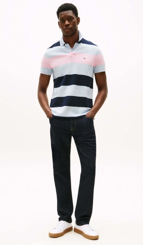 Tommy Hilfiger Mens Colour Block Polo