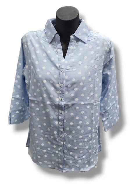 Jillian Womens Spot Print Shirt