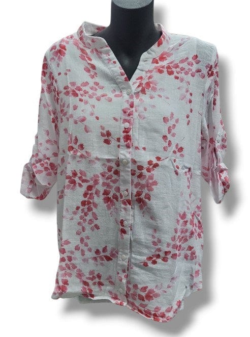 Jillian Womens Amila Print Shirt