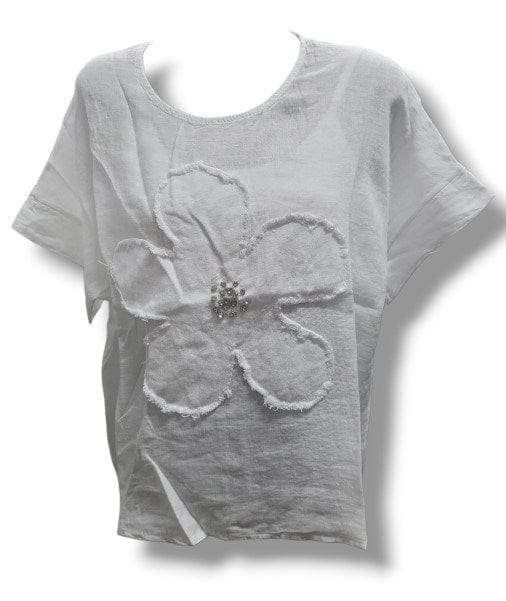 E.Talia Womens Palazzo Top