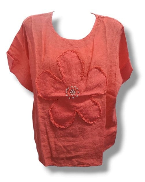 E.Talia Womens Palazzo Top