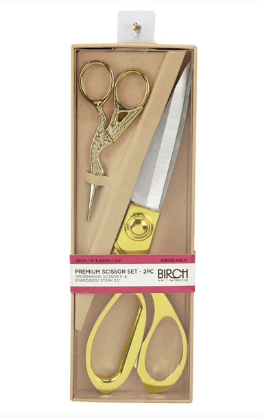 Birch Premium Scissor Set 2pc - Gold