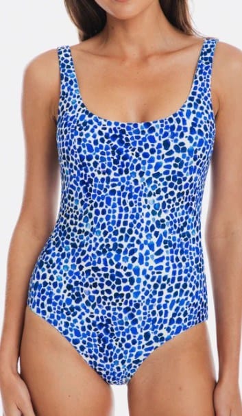 Togs Womens Square Neck One-Piece
