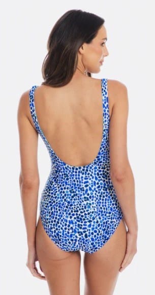 Togs Womens Square Neck One-Piece