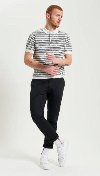 Load image into Gallery viewer, Ben Sherman Mens Jaquard Striped Polo
