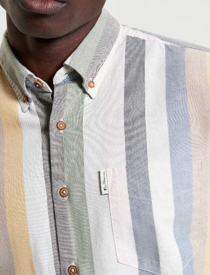 Load image into Gallery viewer, Ben Sherman Mens Candy Stripe Shirt
