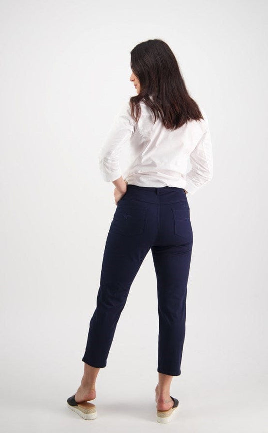 Vassalli Womens Skinny Leg 7/8 Length Lightweight Pant