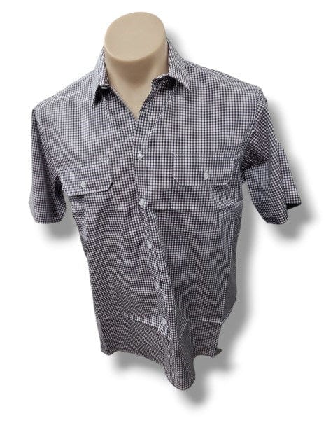 Cipollini Mens Two Pocket Short Sleeve Fine Cotton Shirt