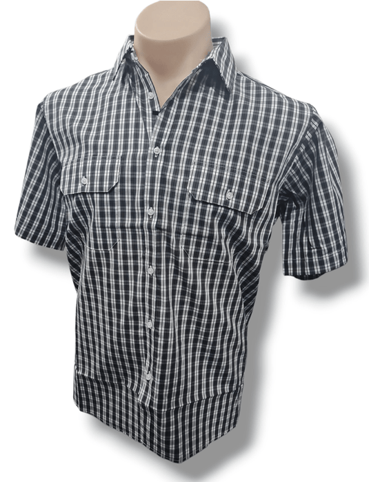 Cipollini Mens Gold Two Pocket Short Sleeve Fine Cotton Shirts