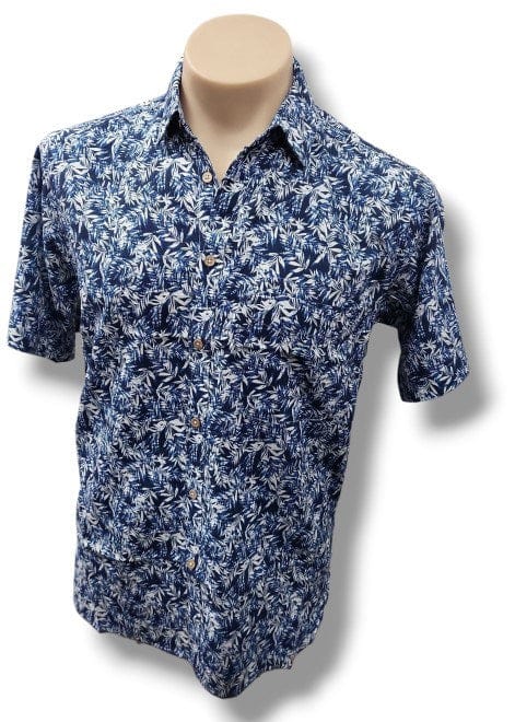 Cipollini Mens Royal Digital Printed Bamboo Shirts