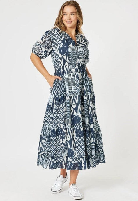 Threadz Womens Calabasas Print Dress
