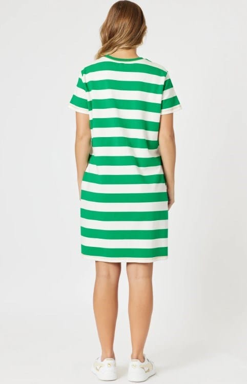 Threadz Womens Heart Stripe Dress