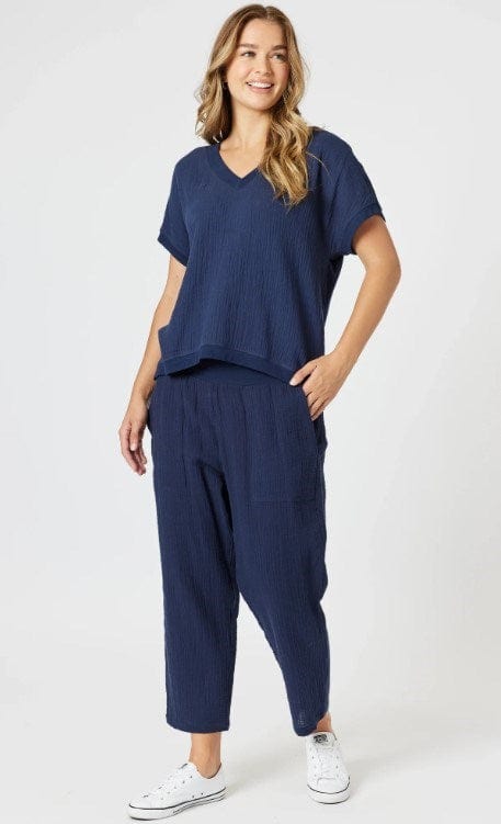 Threadz Womens Byron Cotton 7/8 Pant