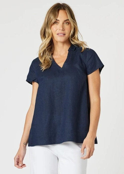 Gordon Smith Womens Beau Lion V Neck Top