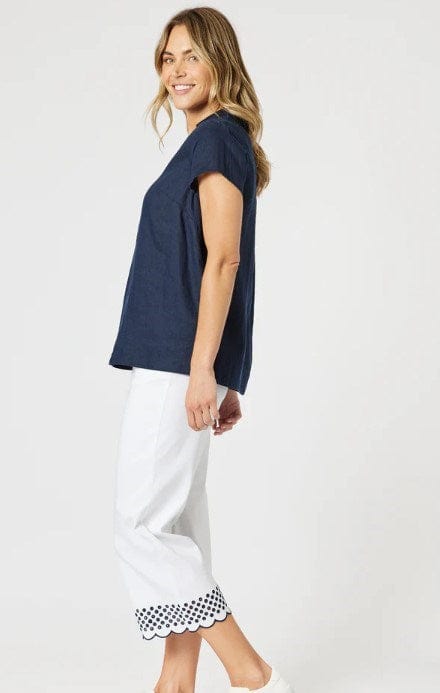 Load image into Gallery viewer, Gordon Smith Womens Beau Lion V Neck Top
