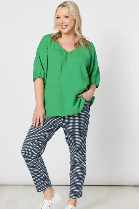 Load image into Gallery viewer, Gordon Smith Womens Lino V Neck Top
