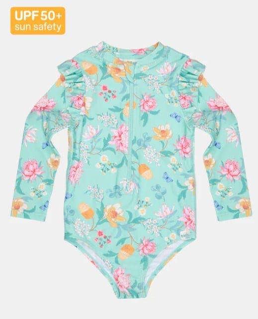 Toshi Girls Swim Bodysuit Ripple