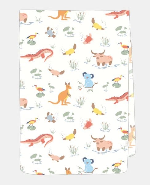 Load image into Gallery viewer, Toshi Baby Wrap Muslin Down Under
