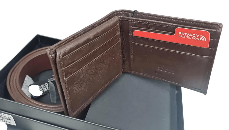 Load image into Gallery viewer, Cobb &amp; Co Mens Combo Leather Built &amp; Wallet Gift Pack
