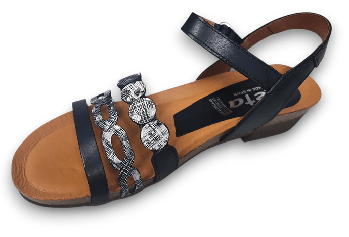 Zeta Womens Idalia Sandal - Black