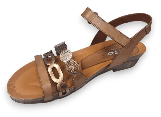 Zeta Womens Idalia Sandal - Brown