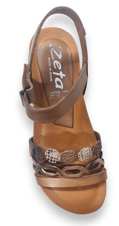 Load image into Gallery viewer, Zeta Womens Idalia Sandal - Brown
