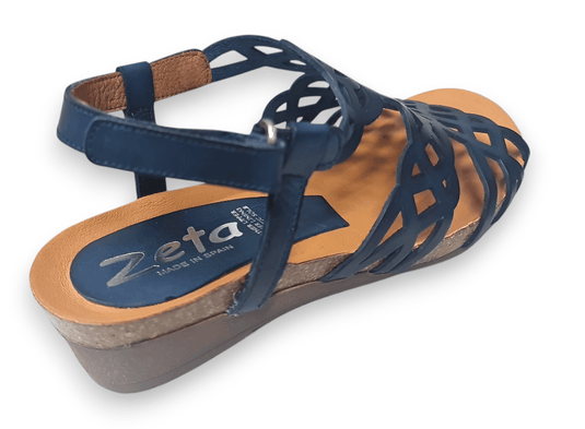 Zeta Womens Izabel Sandal - Navy