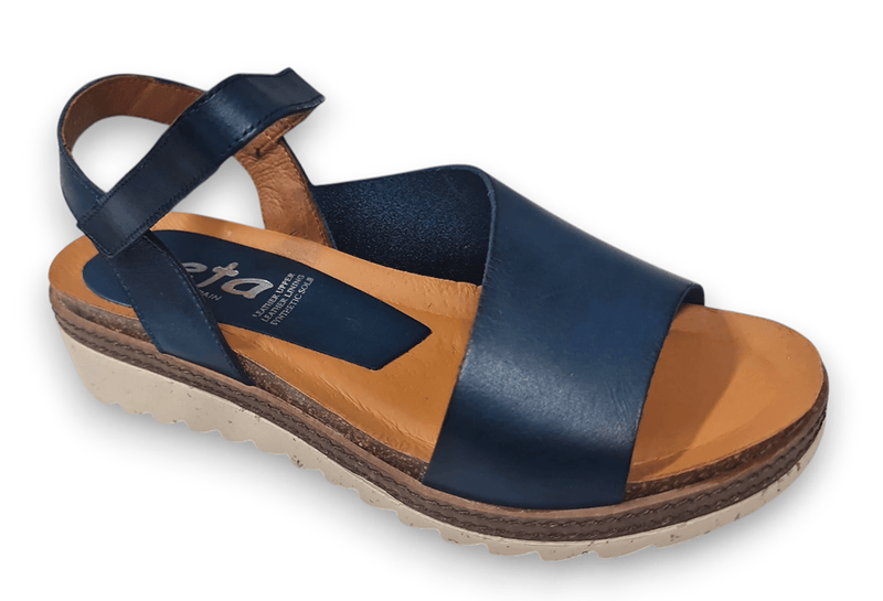 Load image into Gallery viewer, Zeta Womens Lena Sandal - Navy
