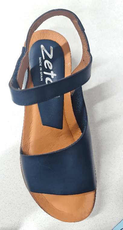 Zeta Womens Lena Sandal - Navy