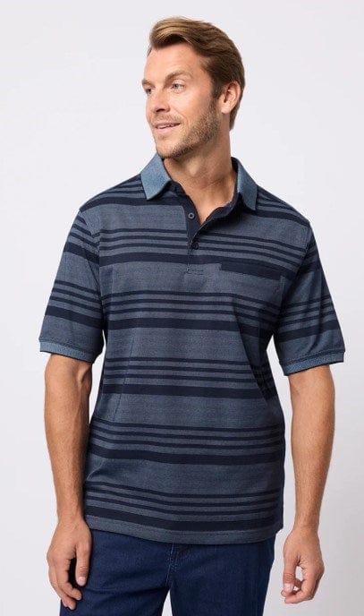 Load image into Gallery viewer, Breakaway Mens Ryle Micro Prima Polo
