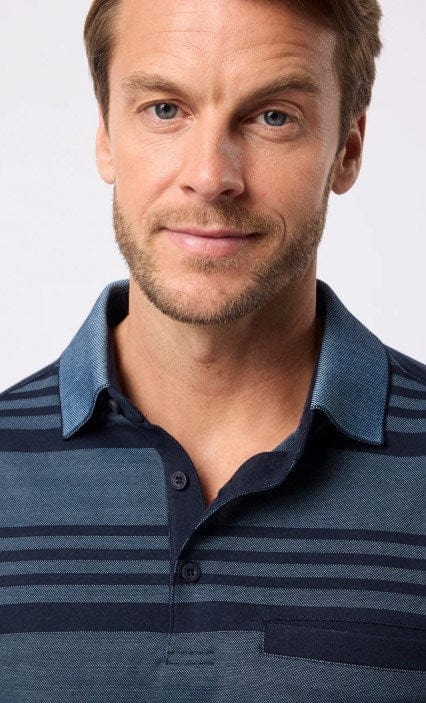 Load image into Gallery viewer, Breakaway Mens Ryle Micro Prima Polo
