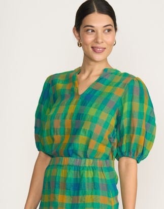 Load image into Gallery viewer, Foil Womens Checkmate Top
