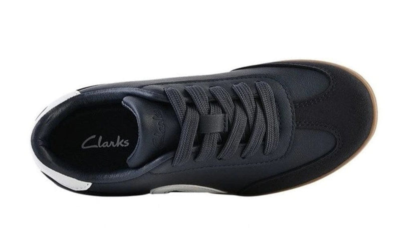 Load image into Gallery viewer, Clarks Kids Jasper Junior Sneakers - Navy
